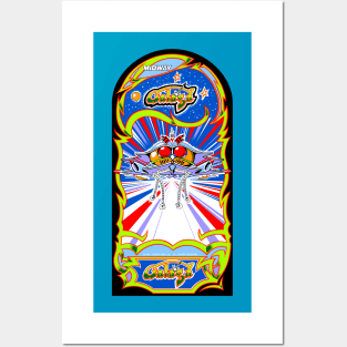 Galaga Cabinet Art Shirt Posters and Art